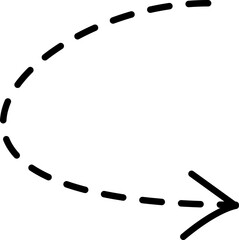 Hand drawn arrow sign. Handdrrawn svg arrows. Isolated direction doodle arrow icon