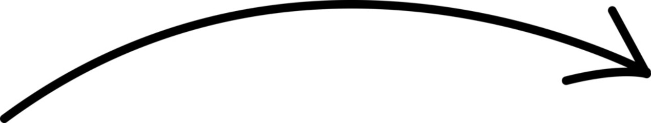 Hand drawn arrow sign. Handdrrawn svg arrows. Isolated direction doodle arrow icon