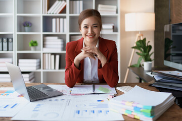 woman happiness plans for financial success by integrating budget and marketing strategies to...