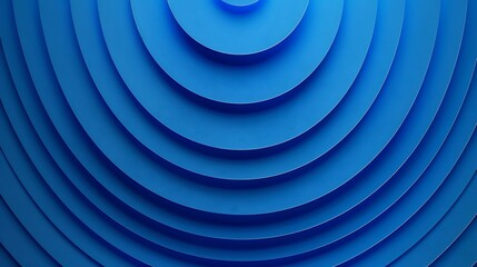 Abstract Blue Curved Pattern with Depth and Texture