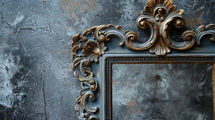 Imagine a frame for a mirror