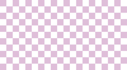 Pink and white checkerboard, cloth pattern or checkerboard background.
