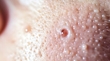 Fototapeta premium Irregular Shaped and Colored Mole Raising Skin Cancer Concerns