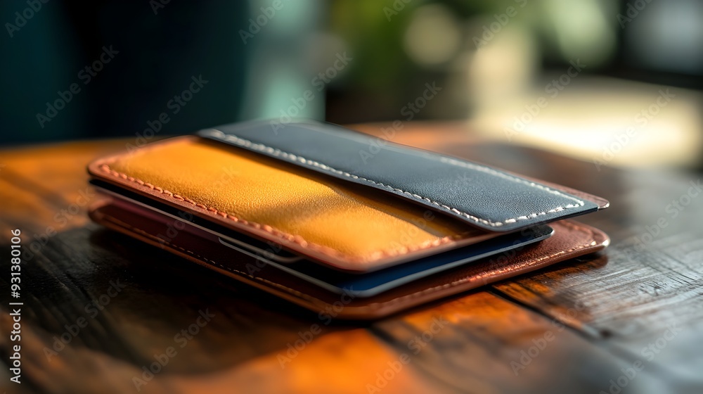 Aufkleber minimalist digital wallet for simple and streamlined financial management