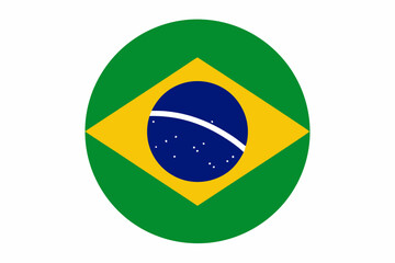 Obraz premium Independence and illuminated flag of Brazil