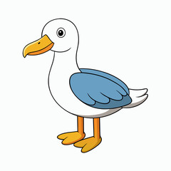 Bird icon silhouette vector illustration on a white background
