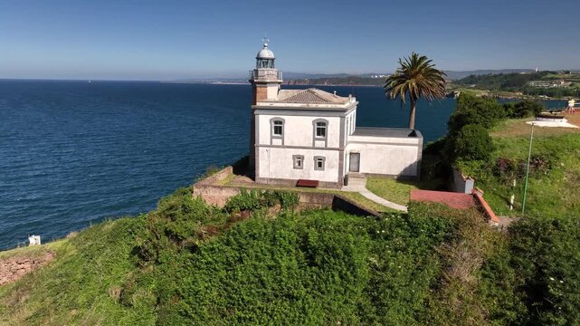 Faro de San Antonio de Candas en Asturias
