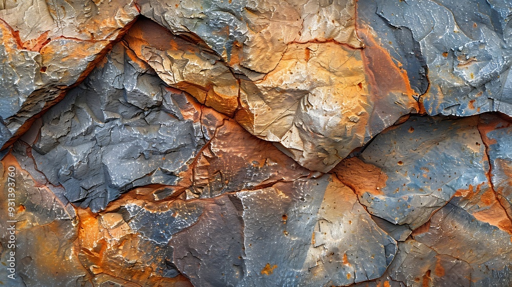 Poster stone texture or background oxide texture for decoration ceramic slab tile vitrified natural surface