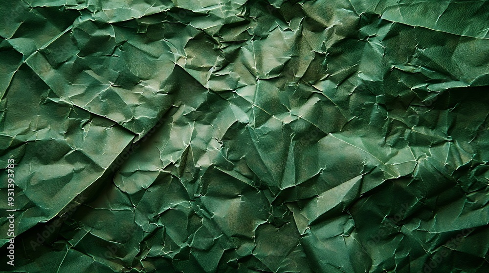 Aufkleber old paper texture green background : Generative AI