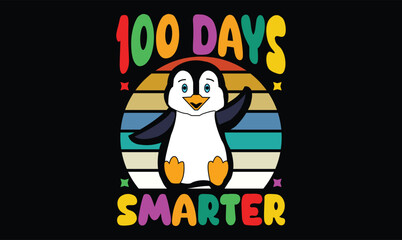 100 Days Smarter t shirt design