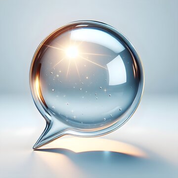 3D communication icon