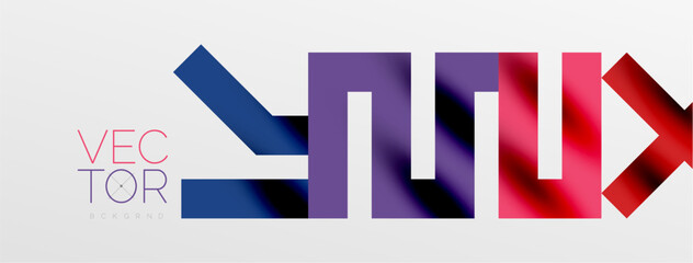 Colorful squares, lines minimal abstract background. Vector Illustration For Wallpaper, Banner, Background, Card, Book Illustration, landing page