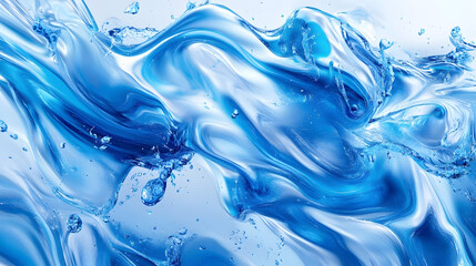 Blue gel refreshing  background,