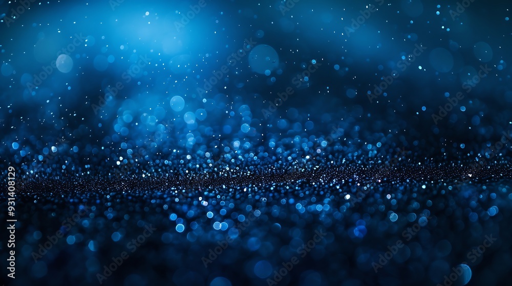 Poster blue background texture blue dark black with dark blue blurred background with light : generative ai
