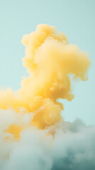 The art of smoke and clouds, a visual feast of color explosion