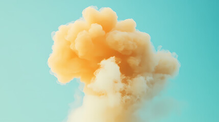 The art of smoke and clouds, a visual feast of color explosion