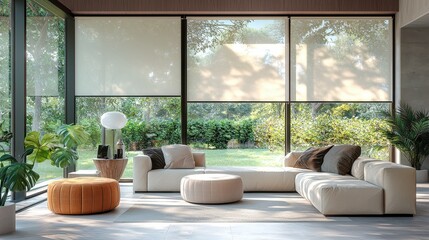 Chic contemporary living room 