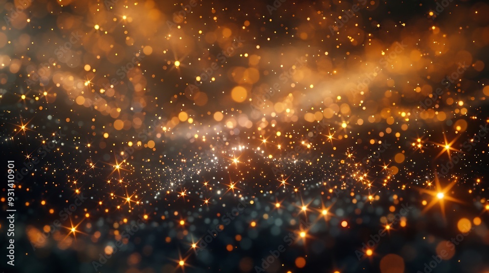Poster myriads of twinkling stars in celestial cosmos : generative ai