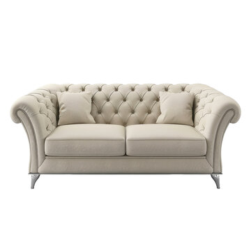 recommend clip art: Modern sofa on isolated white background.