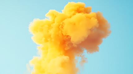 The art of smoke and clouds, a visual feast of color explosion