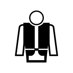 ISO mandatory safety signs_life jacket required symbol only	
