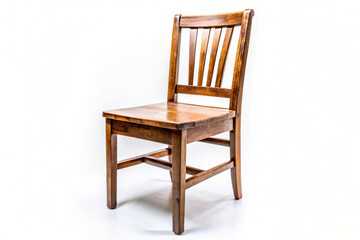 Antique wooden chair. Antique vintage wood furniture