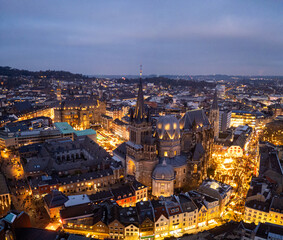 City of Aachen from above