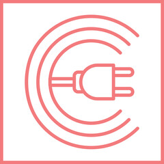 Plug icon Design