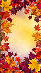 Fototapeta premium autumn leaves background