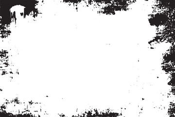 Obraz premium Aged Black and White Vintage Grunge Texture Design
