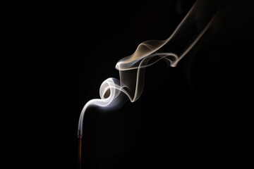 The constantly changing form of smoke