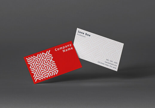 Minimal Personal Business Card Layout