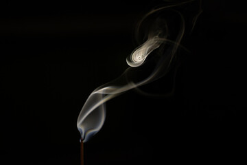 The constantly changing form of smoke