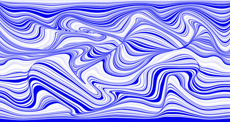 Abstract fluid and wave background in blue color