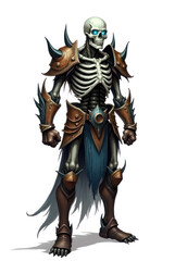 Specter of Rust and Bone , dark fantasy aesthetic, high-detail illustration, epic fantasy artwork, character concept art, rich color palette, dark and gritty style.