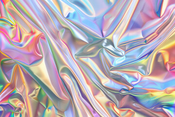 Generative ai on theme of beautiful texture metal creasy foil, design natural abstract background