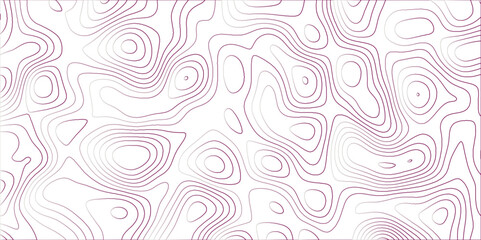 Lines Topographic contour lines vector map seamless pattern. Geographic mountain relief diagram line wave carve . Topo contour map design .Vector illustration, contour lines vector mapseamless pattern