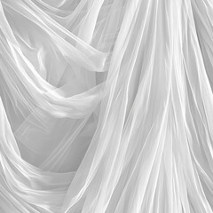 エアリーなチュールとシフォンパターン