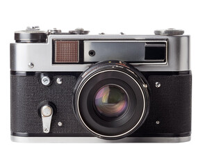 Vintage Film Camera Isolated on transparent Background