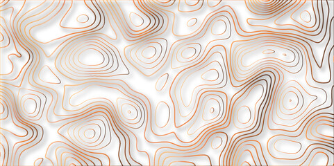 Lines Topographic contour lines vector map seamless pattern. Geographic mountain relief diagram line wave carve . Topo contour map design .Vector illustration, contour lines vector mapseamless pattern