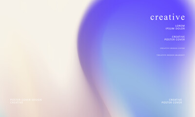 Trendy gradient mesh abstract design background. Abstract digital background © Resa