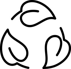 Recycle symbol. Green energy symbol.