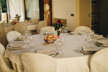 wedding table setting