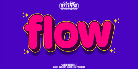 Retro editable text effect, customizable poster and vintage 3d font style