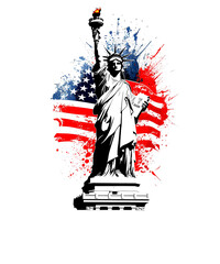 statue of liberty vector illustration © DngLminh