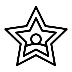 Employee Vector Line Icon