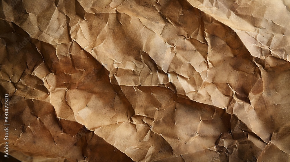 Poster old brown paper texture background : generative ai