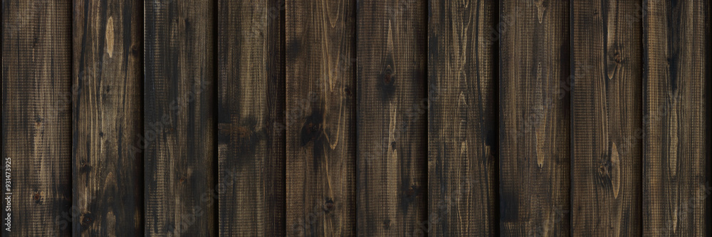 Poster horizontal dark wood texture for pattern and background.