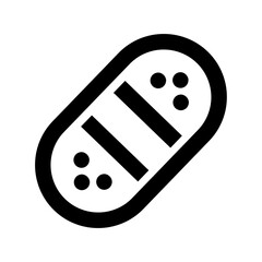 band aid line icon