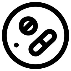 pill line icon
